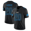 PHIN D.Lions #20 Barry Sanders Player Black Impact Limited Home Game Stitched Jerseys