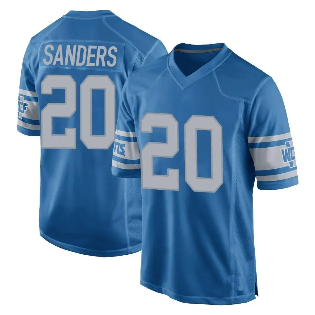 PHIN D.Lions #20 Barry Sanders Player Blue Vapor Untouchable Throwback Game Stitched Jerseys