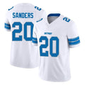 PHIN D.Lions #20 Barry Sanders Player White Limited Vapor F.U.S.E. Alternate Home Game Stitched Jerseys