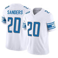 PHIN D.Lions #20 Barry Sanders Player White Vapor F.U.S.E. Limited Home Game Stitched Jerseys