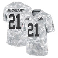PHIN D.Lions #21 Roger McCreary Player Arctic Camo Salute To Service Limited Stitched Jerseys