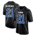 PHIN D.Lions #21 Roger McCreary Player Black Fashion Home Game Stitched Jerseys