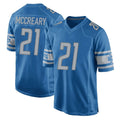 PHIN D.Lions #21 Roger McCreary Player Blue Home Game Stitched Jerseys