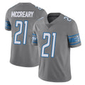 PHIN D.Lions #21 Roger McCreary Player Gray Vapor Untouchable Limited Home Game Stitched Jerseys