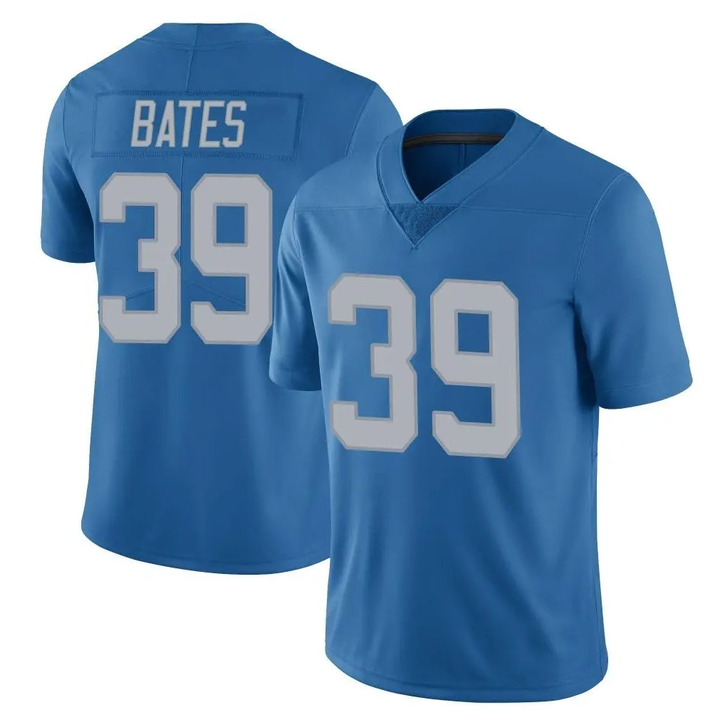 PHIN D.Lions #39 Jake Bates Player Blue Limited Throwback Vapor Untouchable Stitched Jerseys