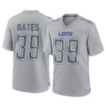 PHIN D.Lions #39 Jake Bates Player Gray Atmosphere Fashion Home Game Stitched Jerseys