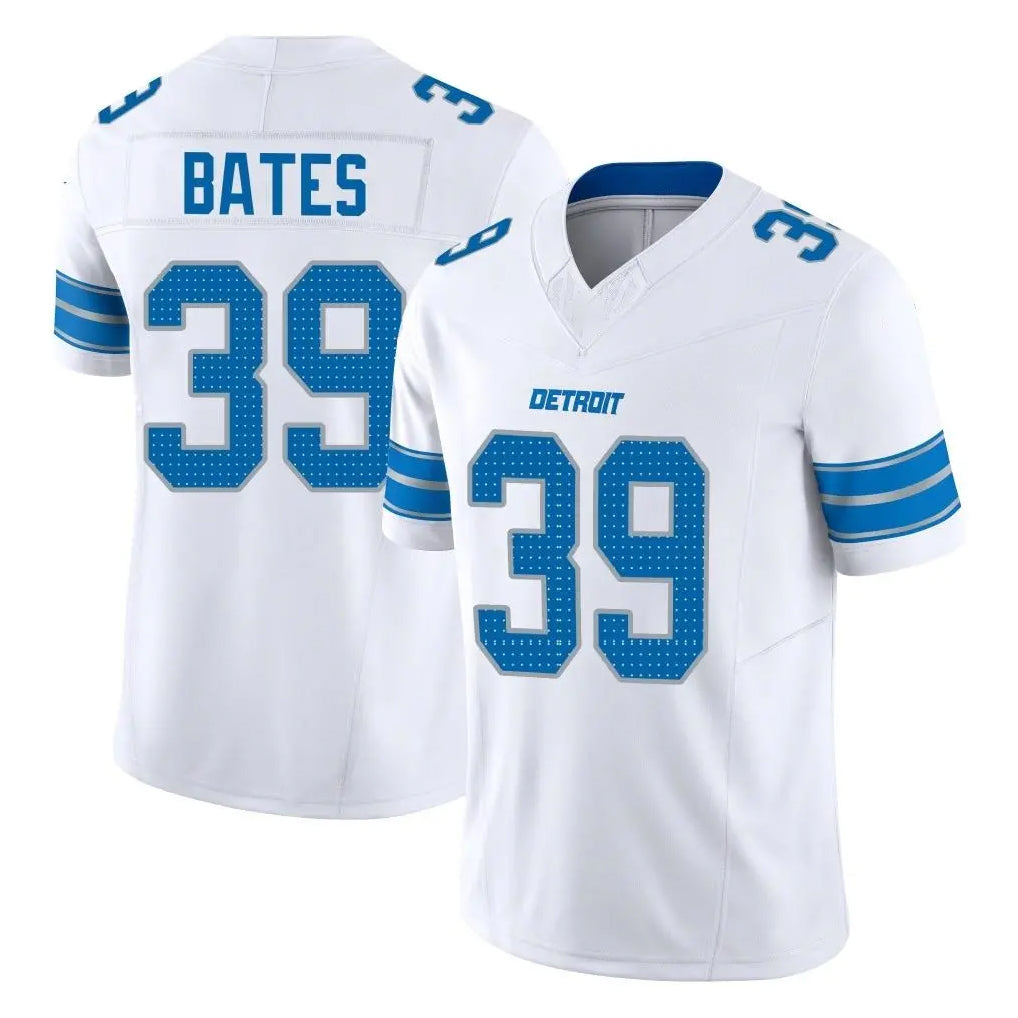 PHIN D.Lions #39 Jake Bates Player White Limited Vapor F.U.S.E. Alternate Home Game Stitched Jerseys