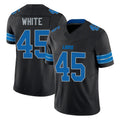 PHIN D.Lions #45 Devin White Player Black Alternate Vapor F.U.S.E. Limited Home Game Stitched Jerseys