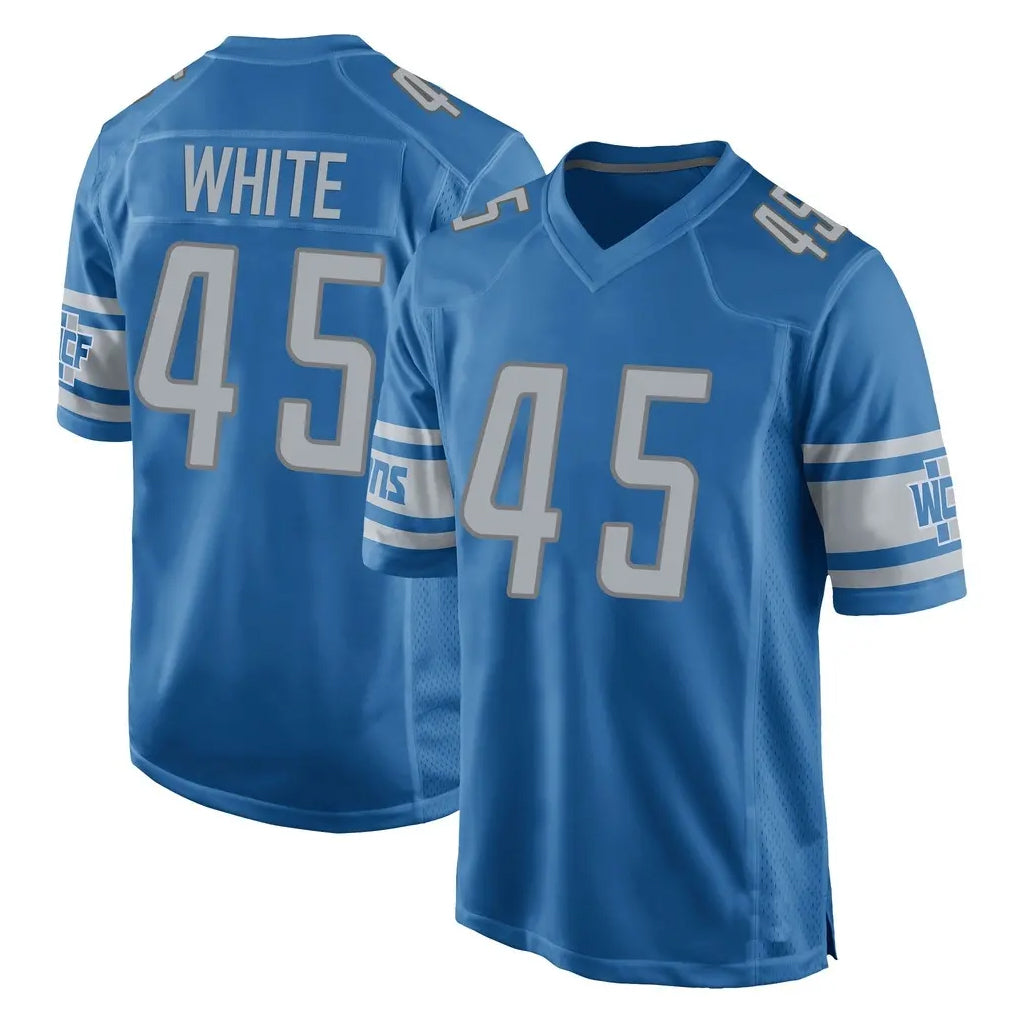 PHIN D.Lions #45 Devin White Player Blue Home Game Stitched Jerseys