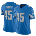 PHIN D.Lions #45 Devin White Player Blue Vapor F.U.S.E. Limited Home Game Stitched Jerseys