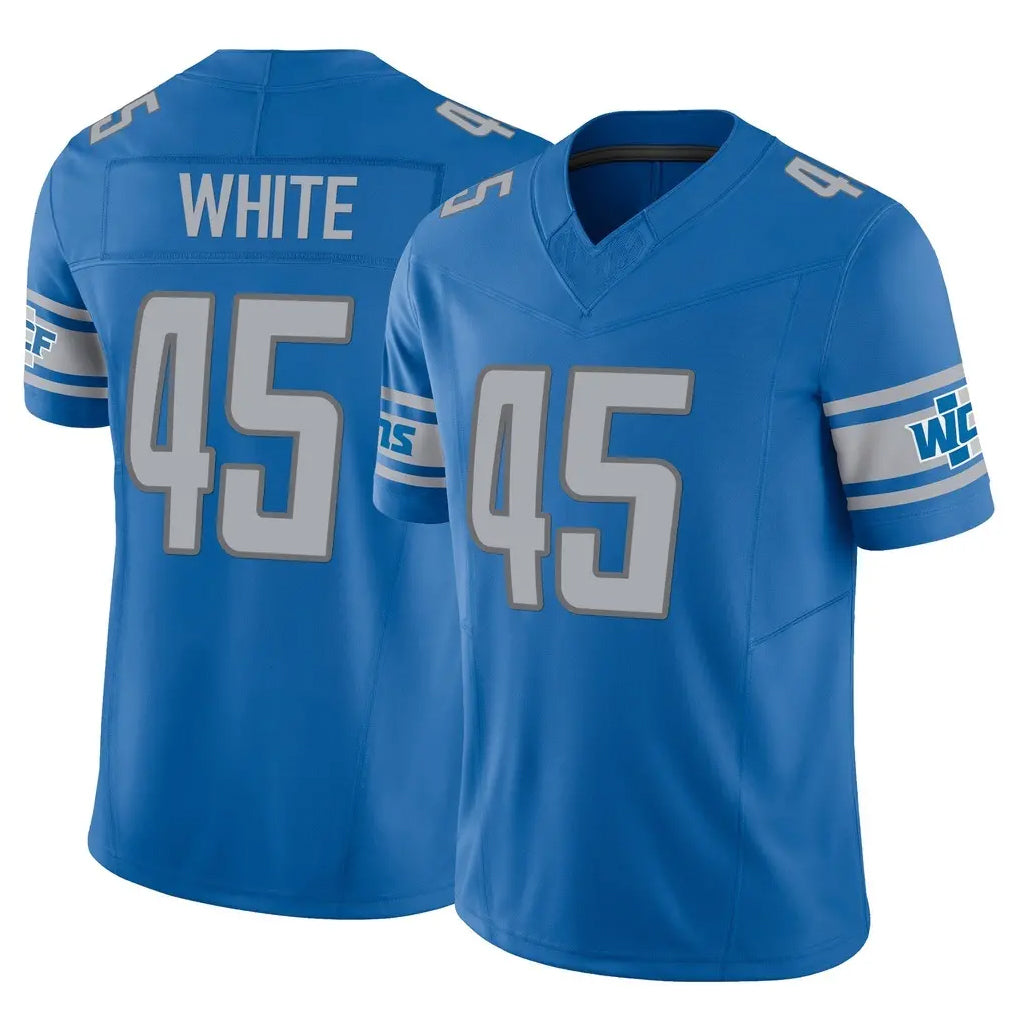PHIN D.Lions #45 Devin White Player Blue Vapor F.U.S.E. Limited Home Game Stitched Jerseys