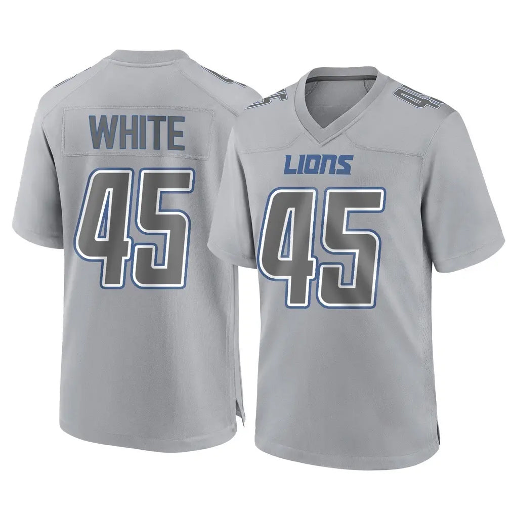 PHIN D.Lions #45 Devin White Player Gray Atmosphere Fashion Home Game Stitched Jerseys
