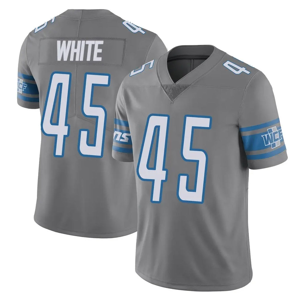 PHIN D.Lions #45 Devin White Player Gray Vapor Untouchable Limited Home Game Stitched Jerseys