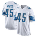 PHIN D.Lions #45 Devin White Player White Home Game Stitched Jerseys