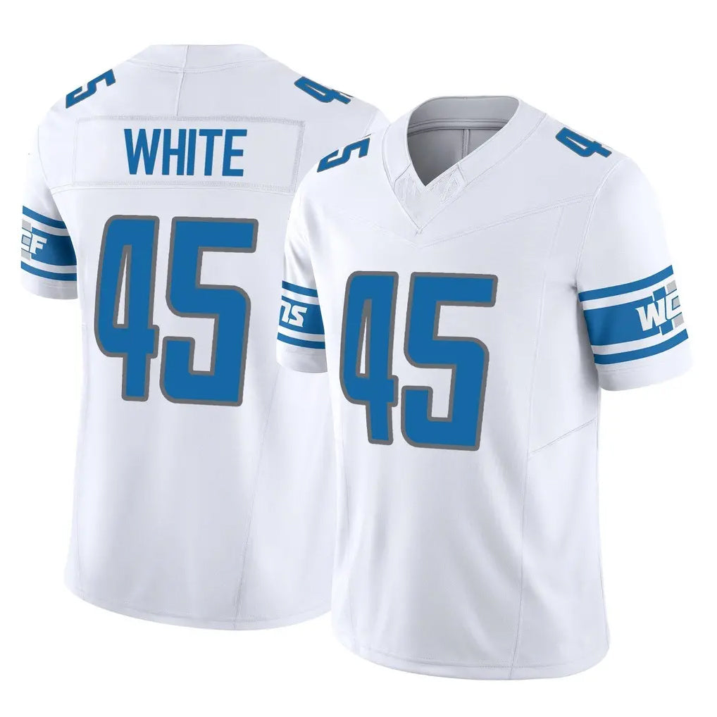 PHIN D.Lions #45 Devin White Player White Vapor F.U.S.E. Limited Home Game Stitched Jerseys