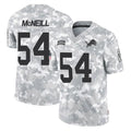 PHIN D.Lions #54 Alim McNeill Player Arctic Camo Salute To Service Limited Stitched Jerseys