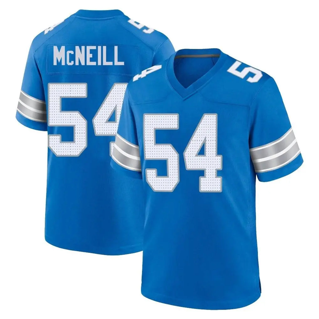 PHIN D.Lions #54 Alim McNeill Player Blue Alternate Home Game Stitched Jerseys