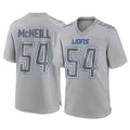 PHIN D.Lions #54 Alim McNeill Player Gray Atmosphere Fashion Home Game Stitched Jerseys