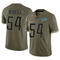 PHIN D.Lions #54 Alim McNeill Player Olive Salute To Service Limited Stitched Jerseys