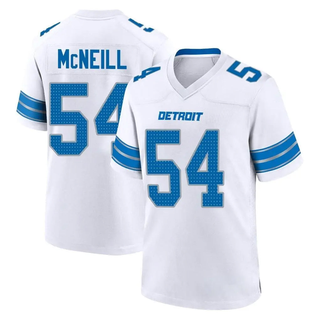 PHIN D.Lions #54 Alim McNeill Player White Alternate Home Game Stitched Jerseys