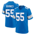 PHIN D.Lions #55 Derrick Barnes Player Blue Alternate Home Game Stitched Jerseys