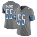 PHIN D.Lions #55 Derrick Barnes Player Gray Vapor Untouchable Limited Home Game Stitched Jerseys