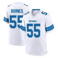 PHIN D.Lions #55 Derrick Barnes Player White Alternate Home Game Stitched Jerseys