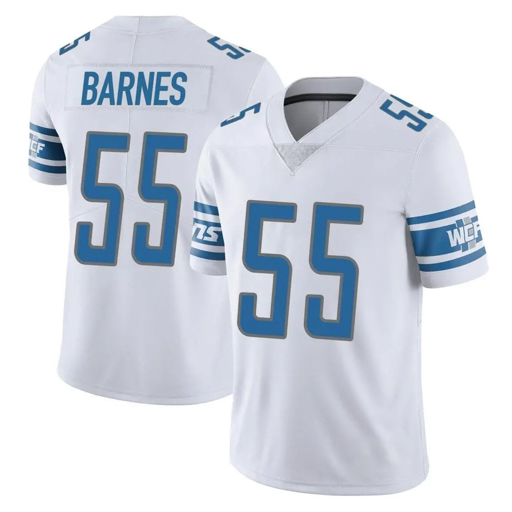 PHIN D.Lions #55 Derrick Barnes Player White Limited Vapor Untouchable Home Game Stitched Jerseys