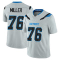 PHIN D.Lions #76 Blake Miller Player Silver Limited 2026 Rivalries Collection Home Game Stitched Jerseys