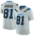 PHIN D.Lions #81 Calvin Johnson Silver 2026 F.U.S.E. Rivalries Collection Limited Football Stitched Jersey