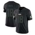 PHIN GB.Packers #18 Jonnu Smith Player Black Impact Limited Home Game Stitched Jerseys