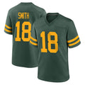 PHIN GB.Packers #18 Jonnu Smith Player Green Alternate Home Game Stitched Jerseys