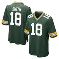 PHIN GB.Packers #18 Jonnu Smith Player Green Home Game Stitched Jerseys