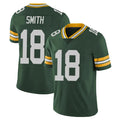 PHIN GB.Packers #18 Jonnu Smith Player Green Vapor Untouchable Limited Home Game Stitched Jerseys