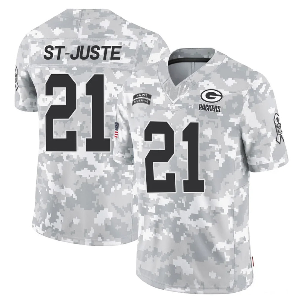 PHIN GB.Packers #21 Benjamin St-Juste Player Arctic Camo Salute To Service Limited Stitched Jerseys