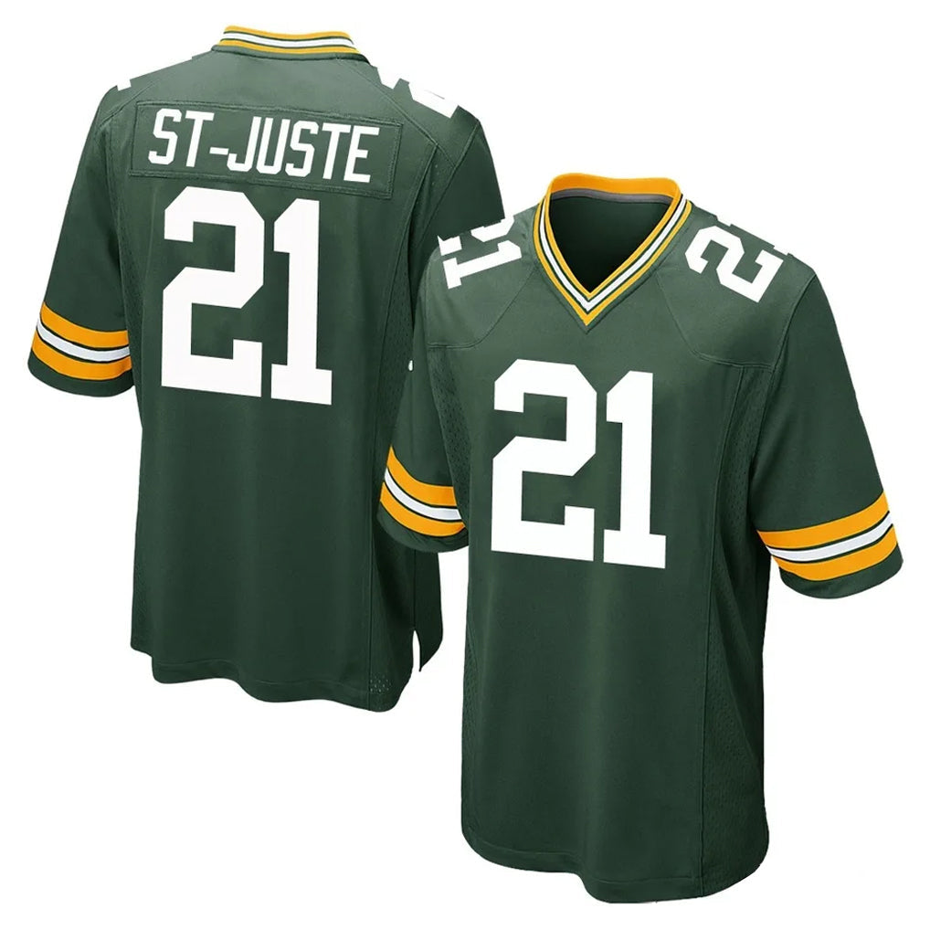 PHIN GB.Packers #21 Benjamin St-Juste Player Green Home Game Stitched Jerseys