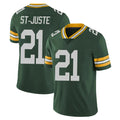 PHIN GB.Packers #21 Benjamin St-Juste Player Green Vapor Untouchable Limited Home Game Stitched Jerseys