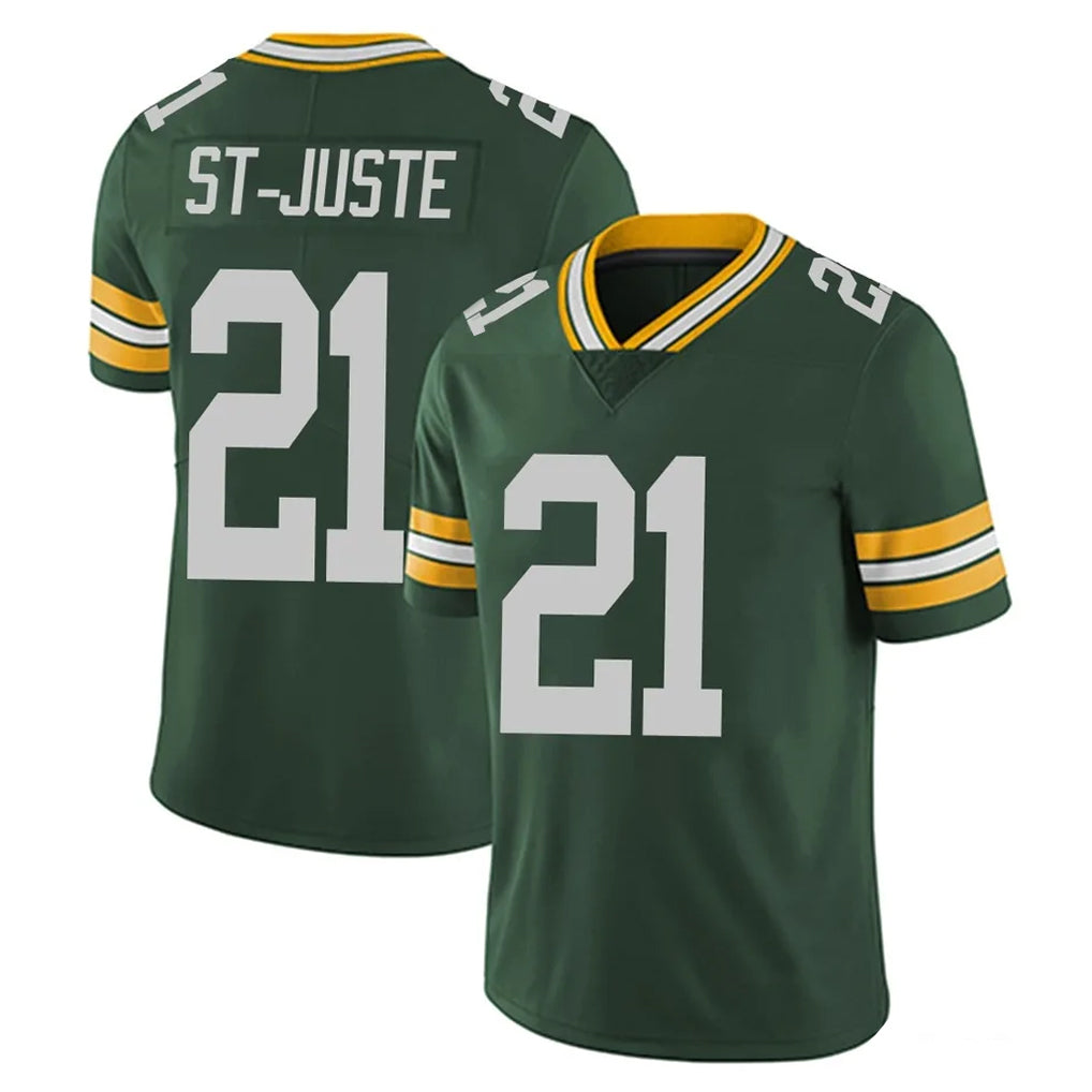 PHIN GB.Packers #21 Benjamin St-Juste Player Green Vapor Untouchable Limited Home Game Stitched Jerseys