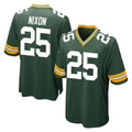 PHIN GB.Packers #25 Keisean Nixon Player Green Home Game Stitched Jerseys