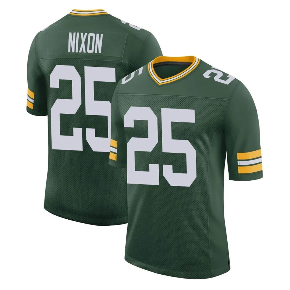 PHIN GB.Packers #25 Keisean Nixon Player Green Limited Classic Home Game Stitched Jerseys