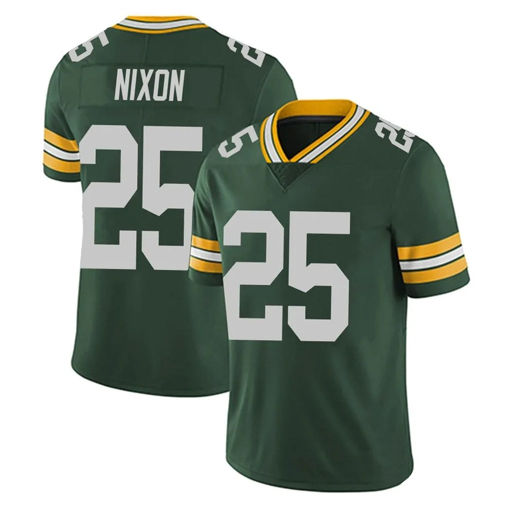 PHIN GB.Packers #25 Keisean Nixon Player Green Vapor Untouchable Limited Home Game Stitched Jerseys