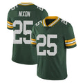 PHIN GB.Packers #25 Keisean Nixon Player Green Vapor Untouchable Limited Home Game Stitched Jerseys