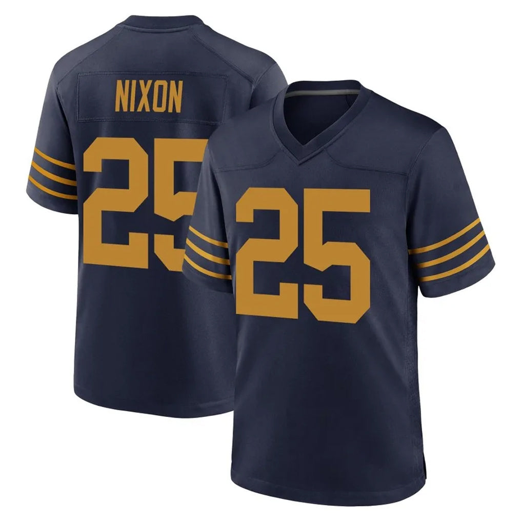 PHIN GB.Packers #25 Keisean Nixon Player Navy The 1923 Classic Home Game Stitched Jerseys