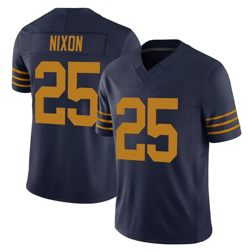 PHIN GB.Packers #25 Keisean Nixon Player Navy The 1923 Classic Vapor F.U.S.E. Home Game Stitched Jerseys
