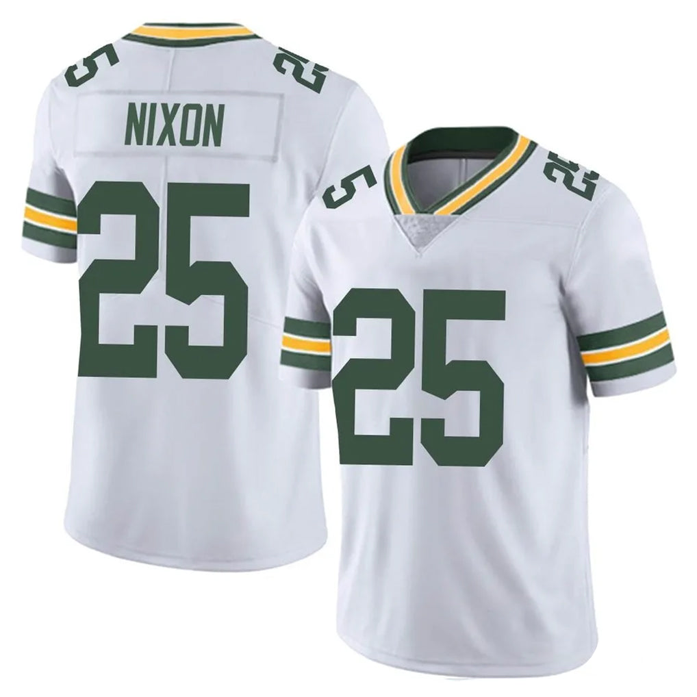 PHIN GB.Packers #25 Keisean Nixon Player White Vapor Untouchable Limited Home Game Stitched Jerseys