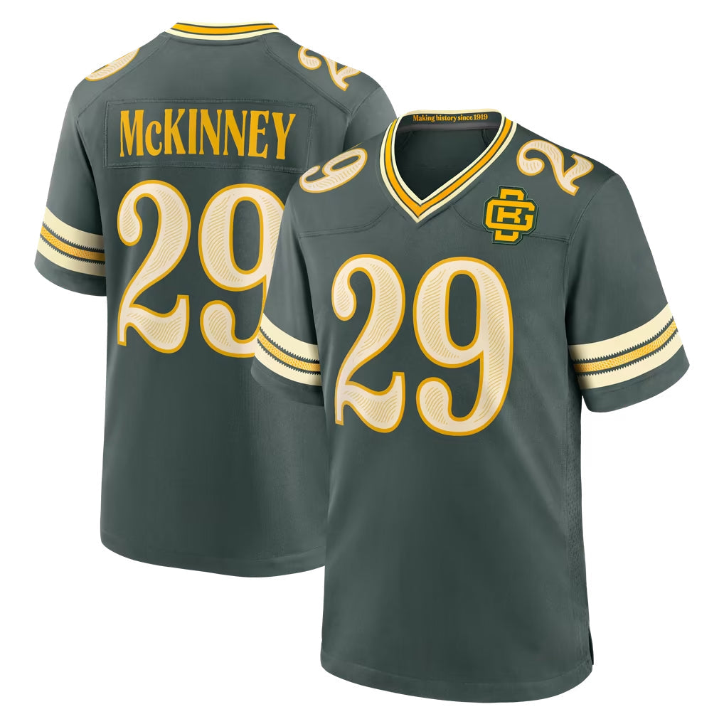 PHIN GB.Packers #29 Xavier McKinney Player Green 2026 Rivalries Collection Home Game Stitched Jerseys