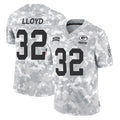 PHIN GB.Packers #32 MarShawn Lloyd Player Arctic Camo Salute To Service Limited Stitched Jerseys