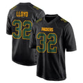 PHIN GB.Packers #32 MarShawn Lloyd Player Black Fashion Home Game Stitched Jerseys