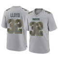 PHIN GB.Packers #32 MarShawn Lloyd Player Gray Atmosphere Fashion Home Game Stitched Jerseys