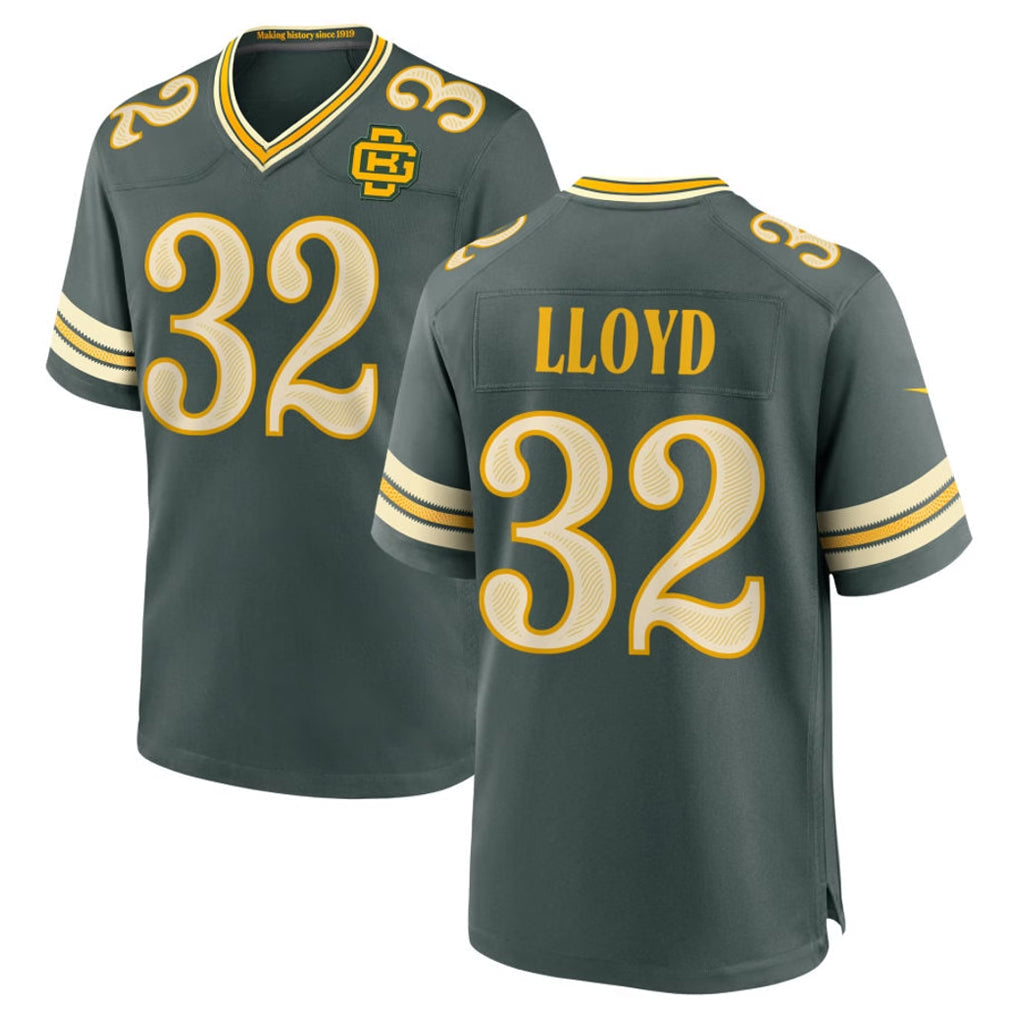 PHIN GB.Packers #32 MarShawn Lloyd Player Green 2026 Rivalries Collection Home Game Stitched Jerseys